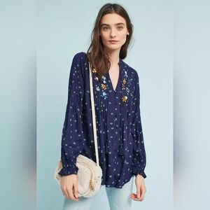 VANESSA VIRGINIA | Ashton Jeweled Gorgeous Blouse, Size 8P